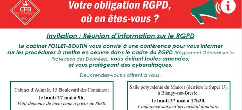 Conférence sur le RGPD