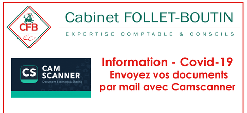 Covid-19 - Application Camscanner pour échanger avec votre collaborateur(trice)