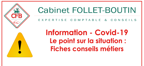 Information coronavirus - 01/04/2020 - Fiches conseils travail dans un garage, activité agricole et travail dans un commerce de détail 