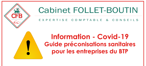 Information coronavirus - 03/04/2020 - Le guide "gestes barrières spéciales BTP"