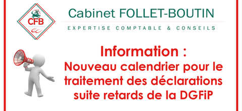 Nouveau calendrier suite retard dans le traitement des déclarations EDI-IR